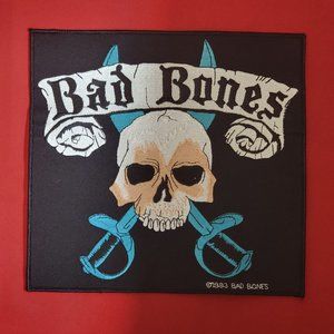 Vintage Bad Bones 1993 Patch Collectible Large Black